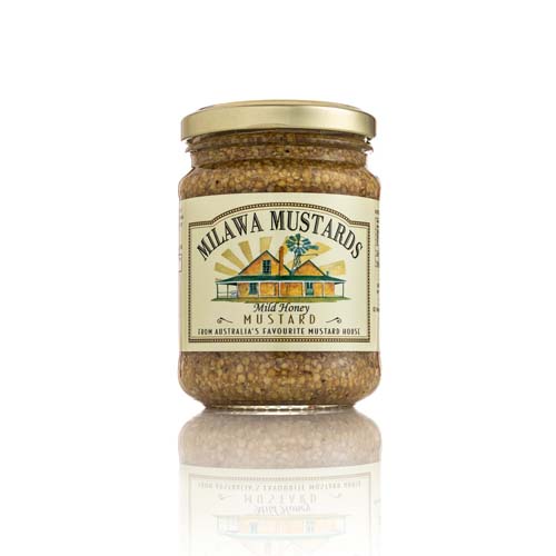 Milawa Mustards Mild Honey Mustard 240g Jar