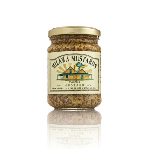 Milawa Mustards Bourbon Mustard 240g Jar